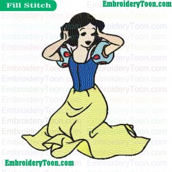 Snow White Embroidery Design 11