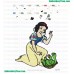Snow White Embroidery Design 15