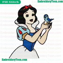Snow White Embroidery Design 19