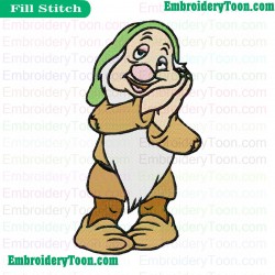 Snow White Embroidery Design 21