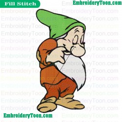 Snow White Embroidery Design 24