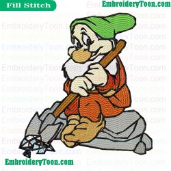 Snow White Embroidery Design 25