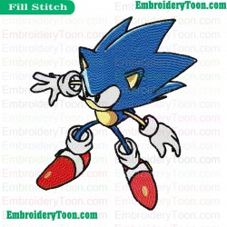 Sonic Embroidery Design