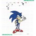 Sonic Okey Sign Embroidery Design