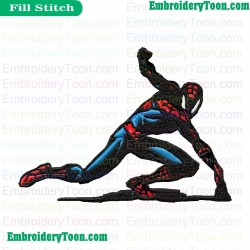 Spiderman Embroidery Design 08