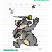 Spike Tom And Jerry Embroidery Design