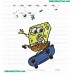 Spongebob Squarepants Embroidery Design 01