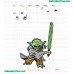 Star Wars Yoda Master Embroidery Design 02