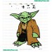 Star Wars Yoda Master Embroidery Design 06