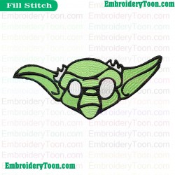 Star Wars Yoda Master Embroidery Design 08