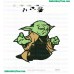 Star Wars Yoda Master Embroidery Design 09 Star Wars Yoda Master Embroidery Design 09