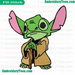 Star Wars Yoda Master Embroidery Design 14