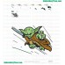 Star Wars Yoda Master Embroidery Design 17