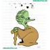 Star Wars Yoda Master Embroidery Design 22