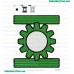 Steam Punk Green Lantern Embroidery Design