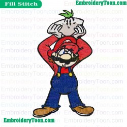 Super Mario Embroidery Design 05