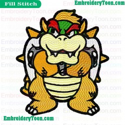Super Paper Mario Embroidery Design 02