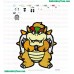 Super Paper Mario Embroidery Design 02