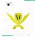 Super Sentai Logo Embroidery Design 02