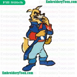 Talespin Embroidery Design 09