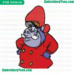 Talespin Embroidery Design 23