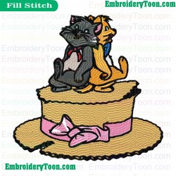 The Aristocats Embroidery Design 13