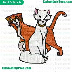 The Aristocats Embroidery Design 28