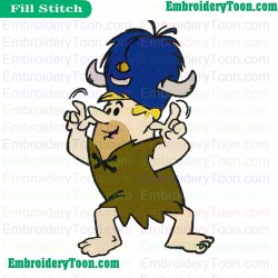 The Flintstones Embroidery Design 03