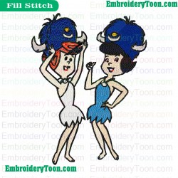 The Flintstones Embroidery Design 15