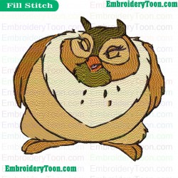 The Fox And The Hound Embroidery Design 01
