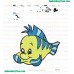 The Little Mermaid Embroidery Design 06