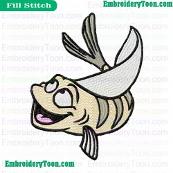 The Little Mermaid Embroidery Design 16