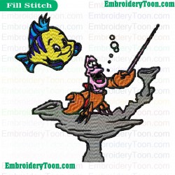The Little Mermaid Embroidery Design 17