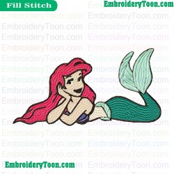 The Little Mermaid Embroidery Design 18