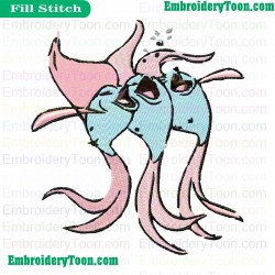 The Little Mermaid Embroidery Design 22