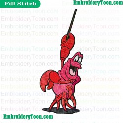 The Little Mermaid Embroidery Design 26