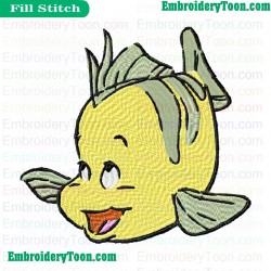 The Little Mermaid Embroidery Design 28