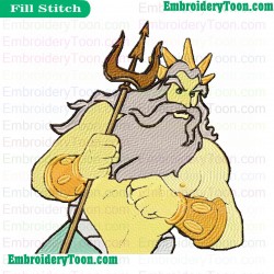 The Little Mermaid Embroidery Design 29