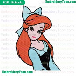The Little Mermaid Embroidery Design 30
