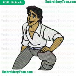 The Little Mermaid Embroidery Design 31
