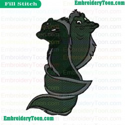 The Little Mermaid Embroidery Design 35