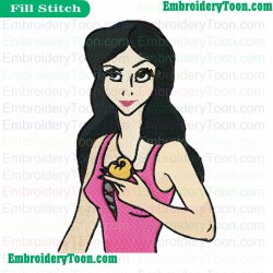 The Little Mermaid Embroidery Design 36