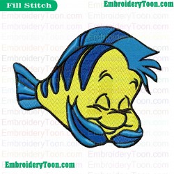 The Little Mermaid Embroidery Design 40