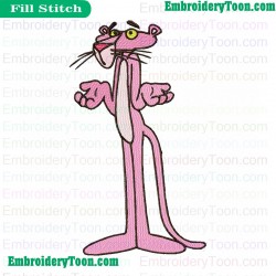 The Pink Panther Embroidery Design 02