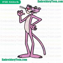 The Pink Panther Embroidery Design 04