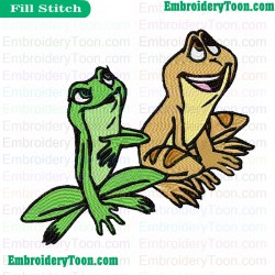 The Princess And The Frog Embroidery Design 11