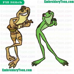 The Princess And The Frog Embroidery Design 12