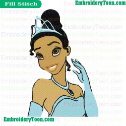 The Princess And The Frog Embroidery Design 19