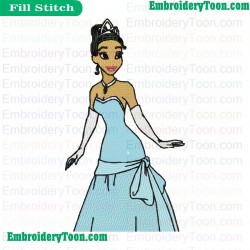 The Princess And The Frog Embroidery Design 20