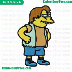 The Simpsons Embroidery Design 02